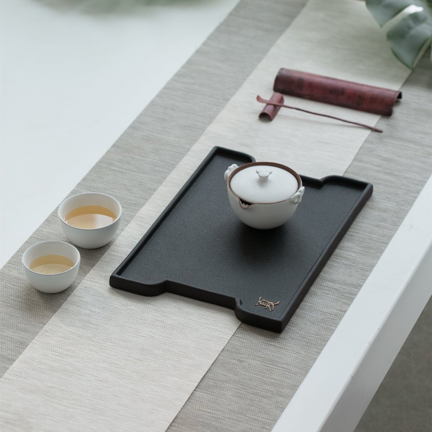 Four-Seasons Tea Tray