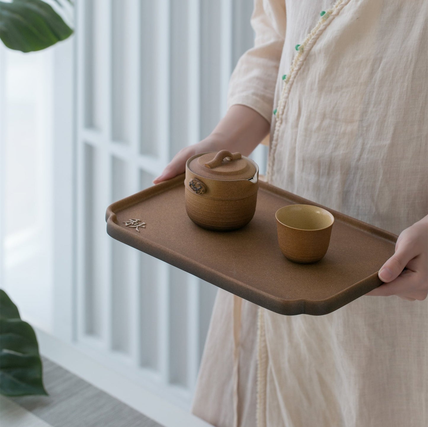 Four-Seasons Tea Tray