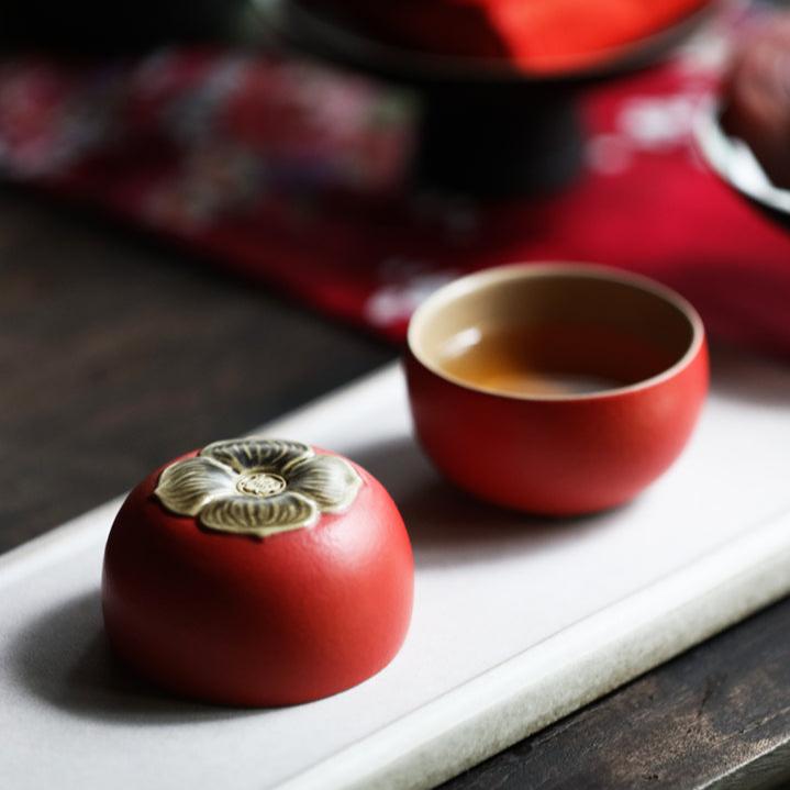 Red Persimmon - tea set